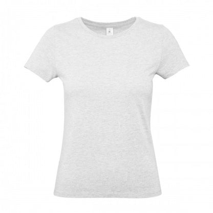 Front - B&C Womens/Ladies #E190 Ringspun Cotton T-Shirt