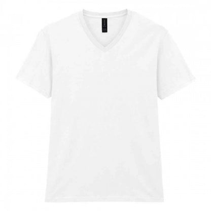 Front - Gildan Mens Softstyle V Neck T-Shirt
