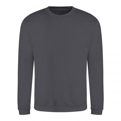 Front - Awdis Mens Crew Neck Sweatshirt
