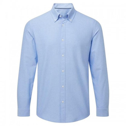 Front - Asquith & Fox Mens Oxford Long-Sleeved Formal Shirt