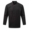 Front - Premier Mens Essential Long-Sleeved Chef Jacket
