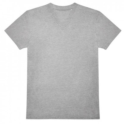 Front - B&C Unisex Adult #E150 Plain V Neck T-Shirt