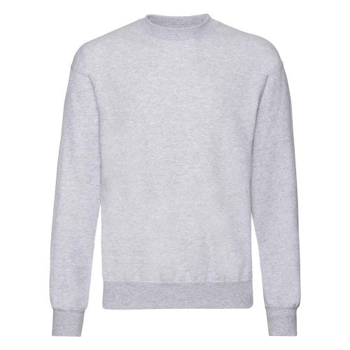 Front - Fruit of the Loom Unisex Adult Polycotton Set-in Sweatshirt