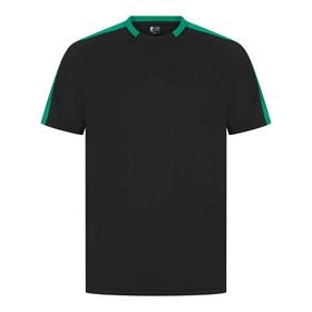 Black-Emerald - Front - Finden & Hales Unisex Adult T-Shirt