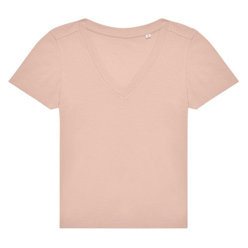 Front - B&C Womens/Ladies Plain V Neck T-Shirt