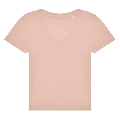 Front - B&C Womens/Ladies Plain V Neck T-Shirt