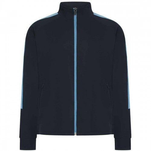 Front - Finden & Hales Childrens/Kids Knitted Tracksuit Top