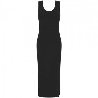 Front - SF Womens/Ladies Racerback Midi Dress