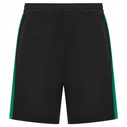 Front - Finden & Hales Childrens/Kids Knitted Zip Pocket Sweat Shorts