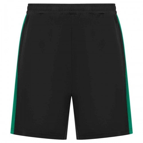 Front - Finden & Hales Childrens/Kids Knitted Zip Pocket Sweat Shorts