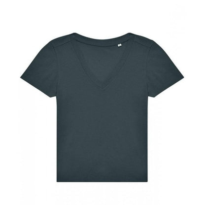 Front - B&C Womens/Ladies #E150 V Neck T-Shirt