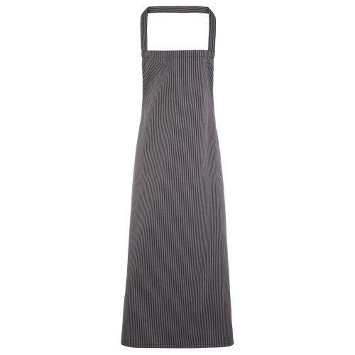 Front - Premier Ladies/Womens Stripe Apron / Workwear (Butchers Style)