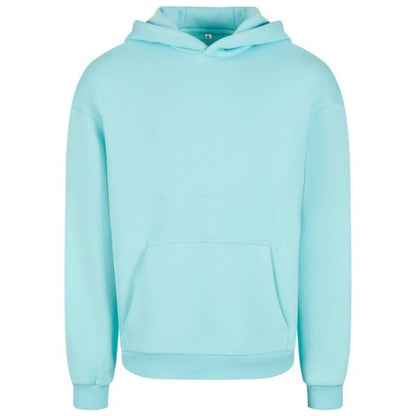 Front - Build Your Brand Unisex Adult Fluffy Pullover Hoodie