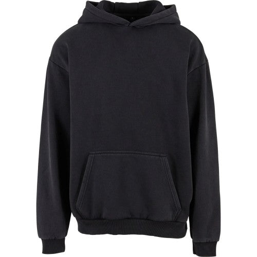 Front - Build Your Brand Mens Vintage Heavy Hoodie