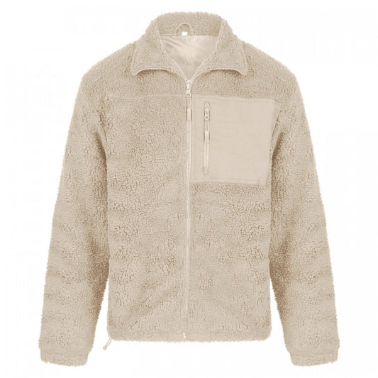 Front - Front Row Unisex Adult Sherpa Recycled Fleece Jacket