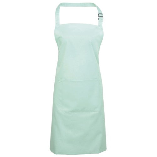 Front - Premier Ladies/Womens Colours Bip Apron With Pocket / Workwear