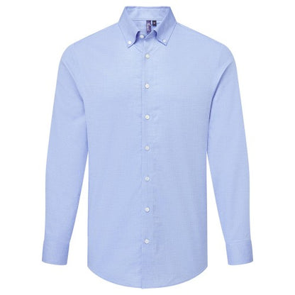 Front - Premier Mens Supreme Oxford Long-Sleeved Formal Shirt