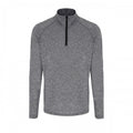 Front - TriDri Mens Performance Quarter Zip Long-Sleeved Sweatshirt