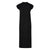 Front - Build Your Brand Womens/Ladies Extended Shoulder Long Midi Dress