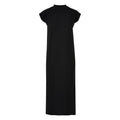 Front - Build Your Brand Womens/Ladies Extended Shoulder Long Midi Dress