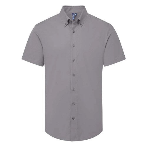 Front - Premier Mens Supreme Oxford Shirt