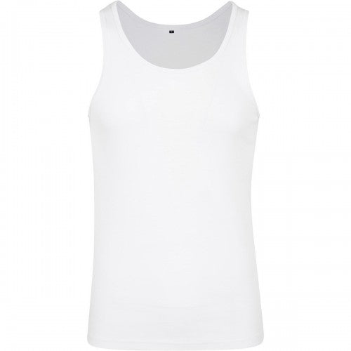 Front - Build Your Brand Mens Plain Tank Top