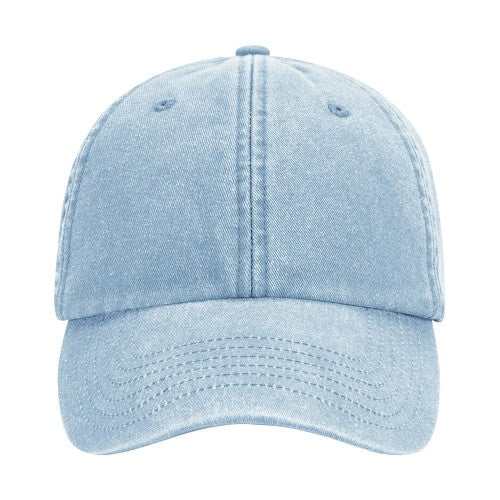Front - Beechfield Childrens/Kids Vintage Low Profile Baseball Cap
