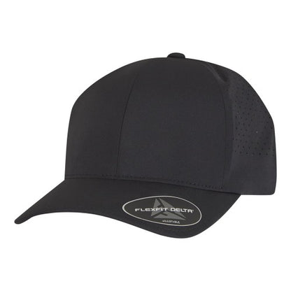 Front - Flexfit Unisex Adult Delta Snapback Baseball Cap