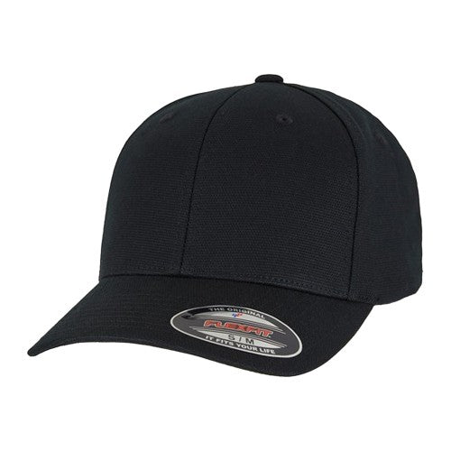 Front - Flexfit Unisex Adult Cotton Canvas Baseball Cap