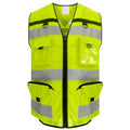 Front - Yoko Unisex Adult Hi-Vis Vest