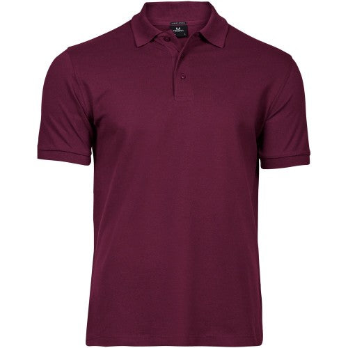 Front - Tee Jays Mens Luxury Stretch Polo Shirt