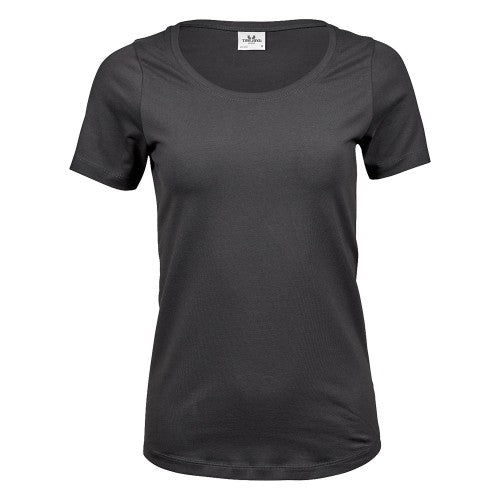 Front - Tee Jays Womens/Ladies Stretch T-Shirt