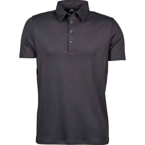 Front - Tee Jays Mens Pima Cotton Polo Shirt