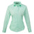 Front - Premier Womens/Ladies Poplin Long-Sleeved Blouse