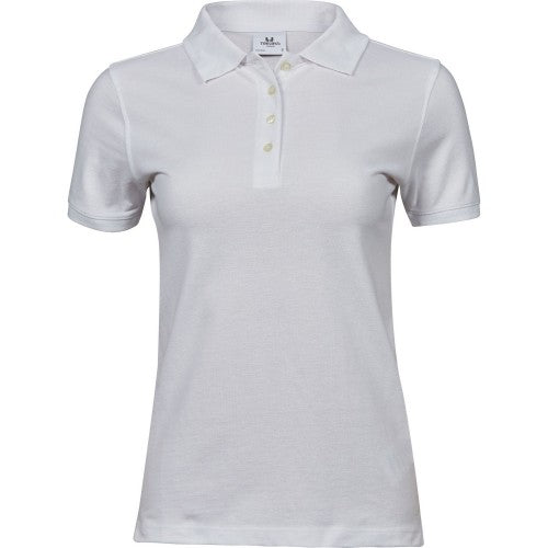 Front - Tee Jays Womens/Ladies Heavy Polo Shirt