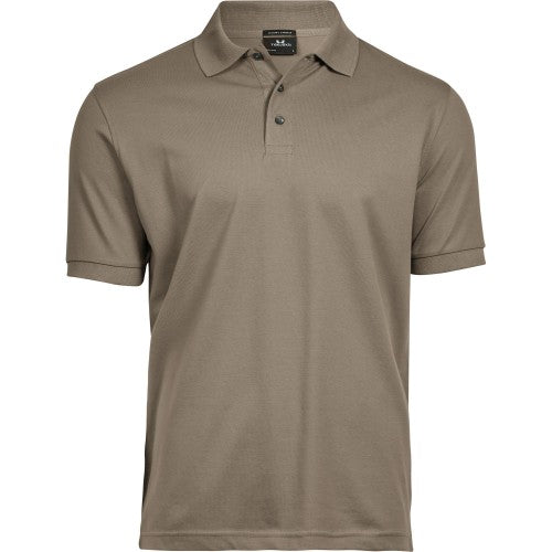 Front - Tee Jays Mens Luxury Stretch Polo Shirt