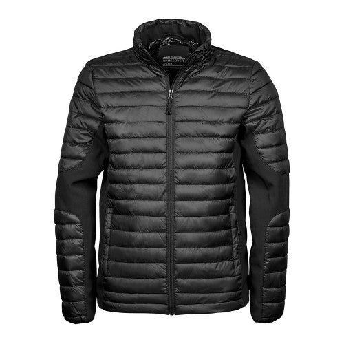 Front - Tee Jays Mens Crossover Softshell Padded Jacket
