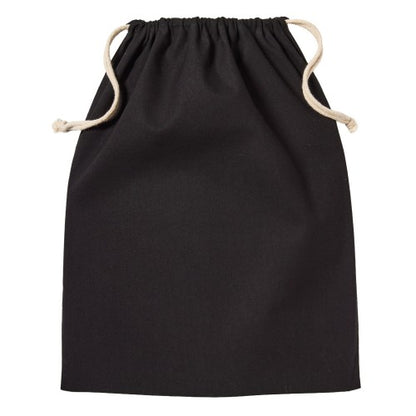 Front - Nutshell Plain Organic Cotton Drawstring Bag