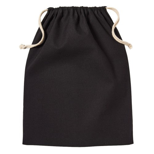 Front - Nutshell Plain Organic Cotton Drawstring Bag