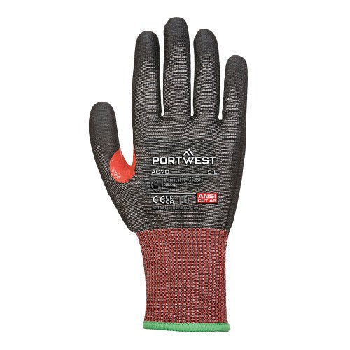 Front - Portwest Unisex Adult A670 Cut Resistant Gloves