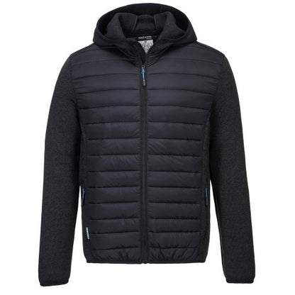 Front - Portwest Mens KX3 Baffled Hybrid Jacket