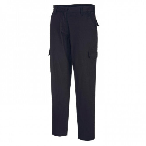 Front - Portwest Womens/Ladies Stretch Slim Cargo Trousers
