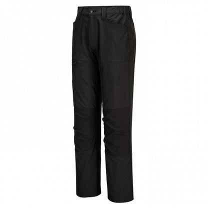 Front - Portwest Mens Stretch Slim Work Trousers