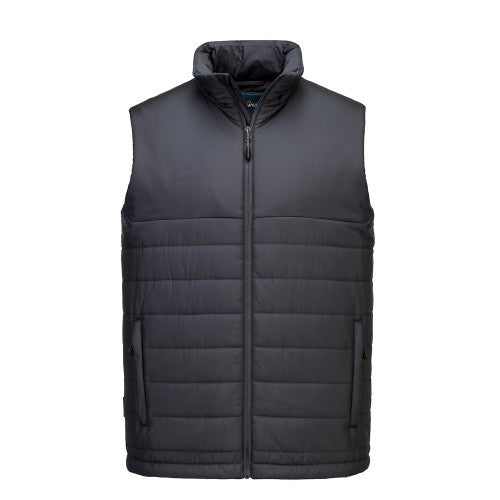 Front - Portwest Mens Professional Baffled Gilet