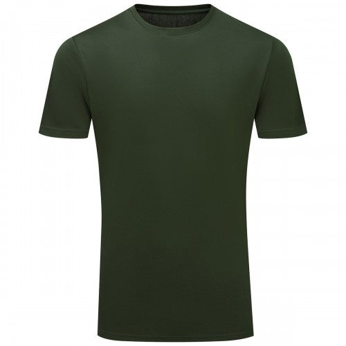 Front - TriDri Mens Ion-Charge Textured Recycled T-Shirt