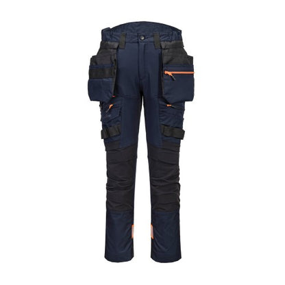 Front - Portwest Mens DX4 Detachable Holster Pocket Trousers