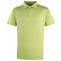 Front - Premier Unisex Coolchecker Studded Plain Polo Shirt
