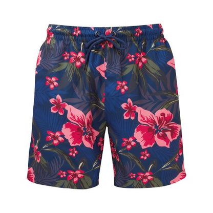 Front - Wombat Mens Floral Swim Shorts