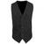 Front - Premier Mens Lined Polyester Waistcoat / Catering / Bar Wear