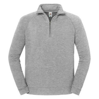 Front - Fruit of the Loom Unisex Adult Iconic Premium Quarter Zip Sweatshirt
